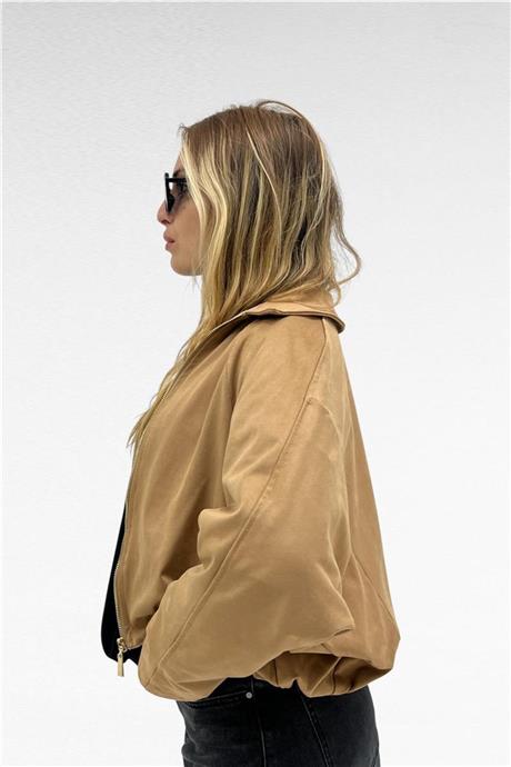 Giubbino effetto scamosciato CHAMOIS